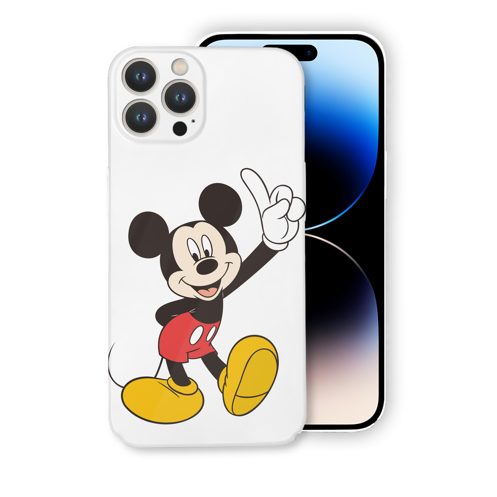 （画像用） ミッキーマウス Mickey Mouse 【iPhone 14シリーズ対応】ハードケース